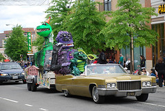 this kind of traffic is fine: the Neighborhood Day parade (by: Adam Fagen, creative commons license)