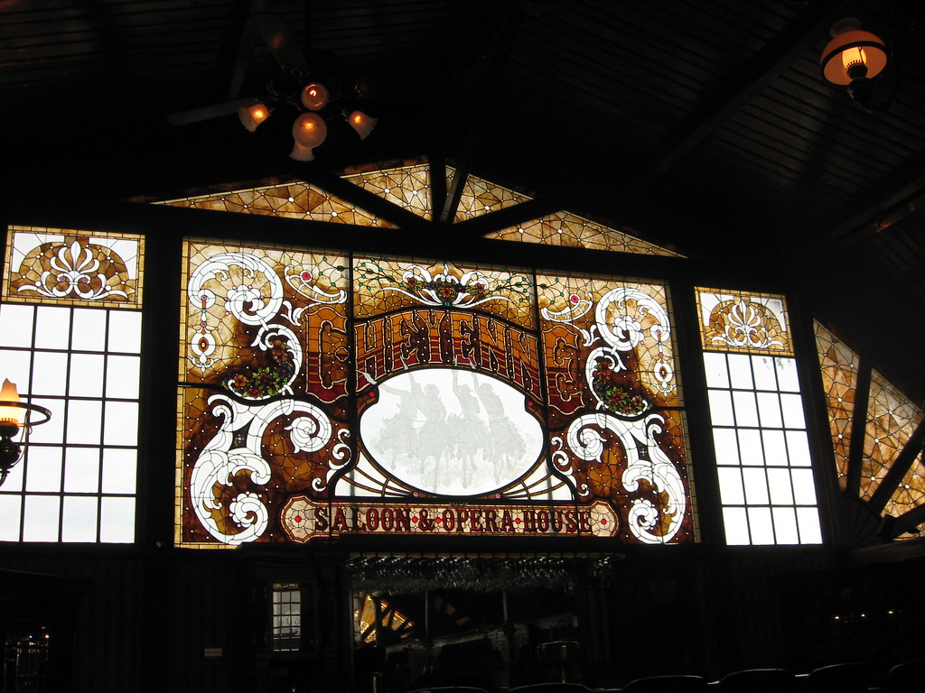 Cheyenne Saloon Stained Glass