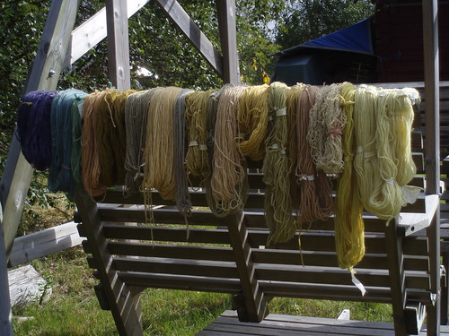 plant-dyed yarn
