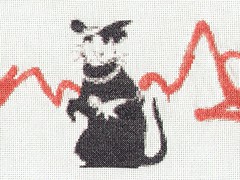 Cross stitch - Banksy