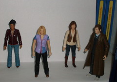 The Doctor and companions