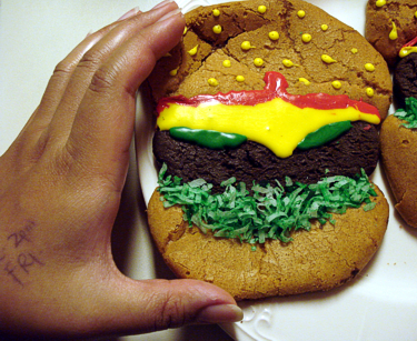 Big Ol' Burger Cookie!