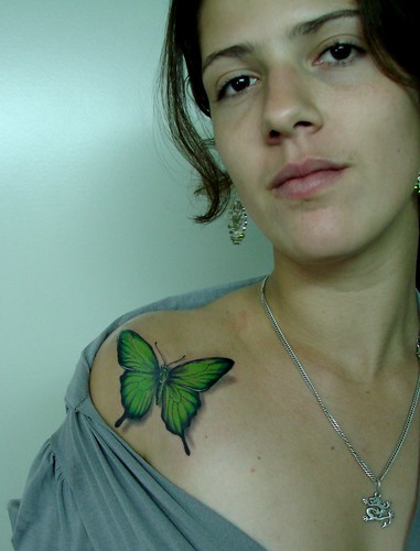 tattoo borboleta. Borboleta tattoo.Luanna.