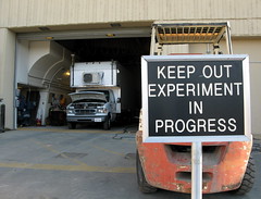Keep Out Experiment In Progress