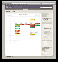 Tripleseat Calendar Screen