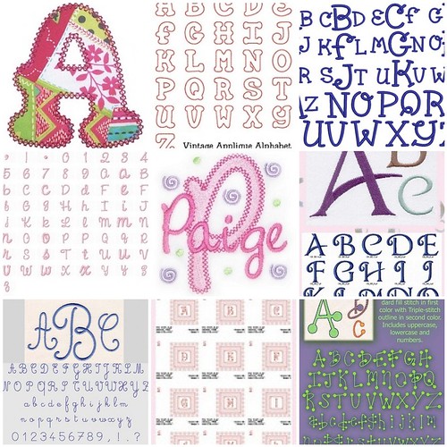 Embroidery Fonts 102208