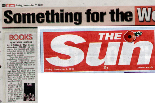 The Sun: U2-A Diary is "Essential"