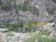 View of Clear Creek from behind High Wire