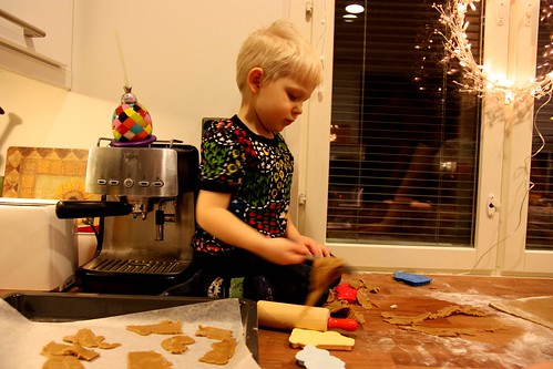 Baking gingerbread