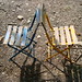 vintage French children's chairs