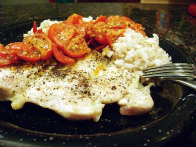 chicken and tomatoes
