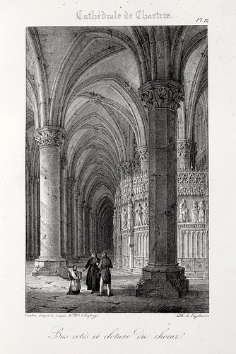 Chartres12- Lados bajos laterales y clausura del coro