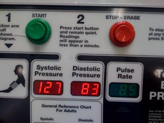 Best blood pressure reading in years... From Wal-Mart anyway