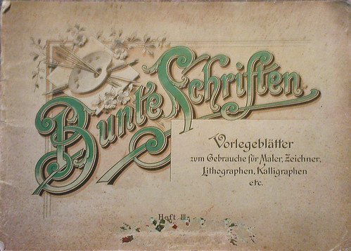Bunte Schriften / Vorlegeblätter by pietschreuders
