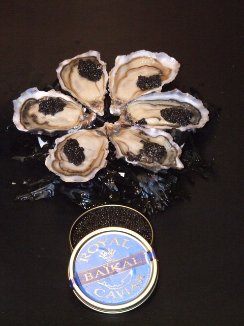 Ostras de Daniel Sorlut con Caviar