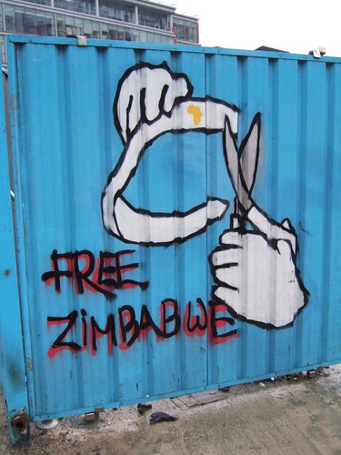 Free Zimbabwe graffiti