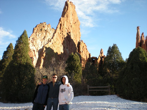 Marcus, Dennis, and Nick at Three Graces Formation