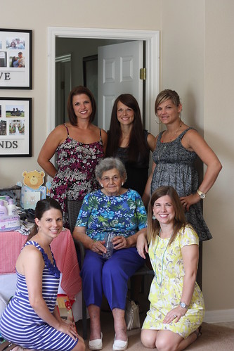 Girls with Grandma Gukich