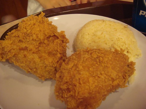 Spicy fried chicken@KFC