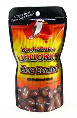 Kookaburra Choc Coated Liquorice