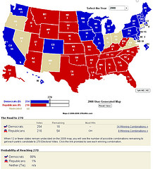 mapa usa elections