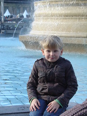 Thomas in Trafalgar Square