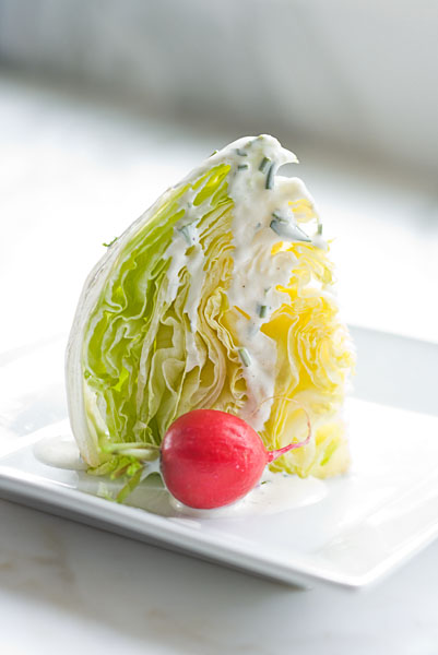 Iceber Wedge Salad with Buttermilk Ranch Dressing and Radishes 1