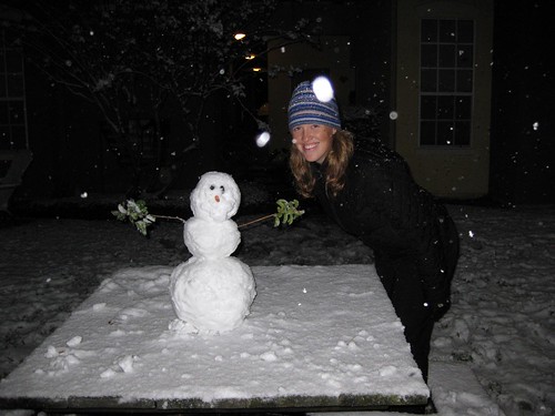 Me with Our Snowman