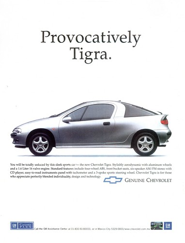 1999 Chevrolet Tigra Mexico 