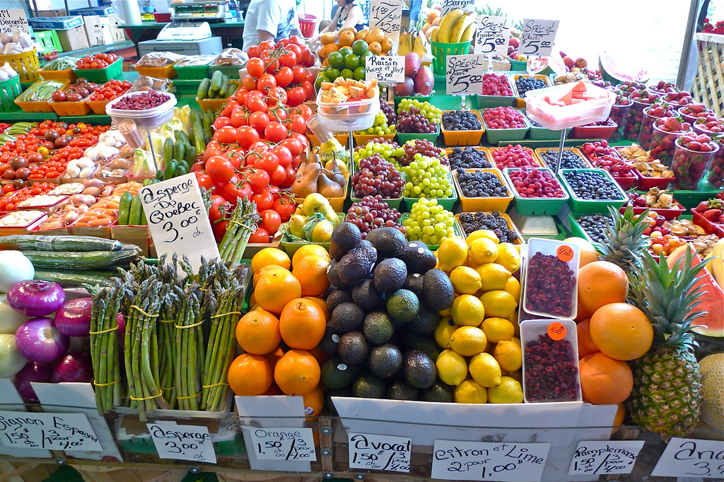 Copyright Photo: Atwater Market Fruits Vegetables 2 by Montreal Photo Daily, on Flickr