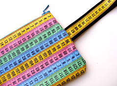 Super Colorful Measuring Tape Purse!