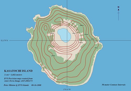 Kasatochi Island - EVS Precision Map (1-16,820)