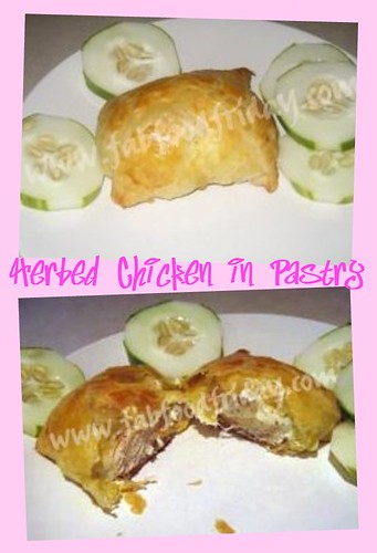 Herbed Chicken in Pastry Collage