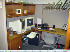 20030925 - USPS - my computer on my desktop on...