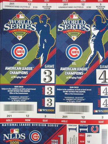 Cubs World Series Tickets