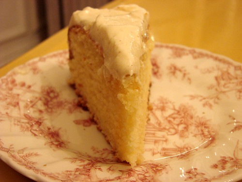 Slice of Caramel Cake