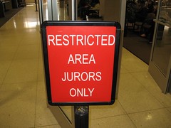 Restricted area, jurors only. (03/04/2008)