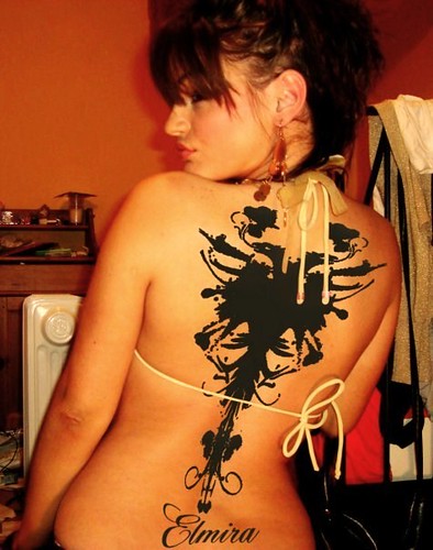 My imaginary tattoo. 100% ALBANIAN. freshly done! lol.. ya right 