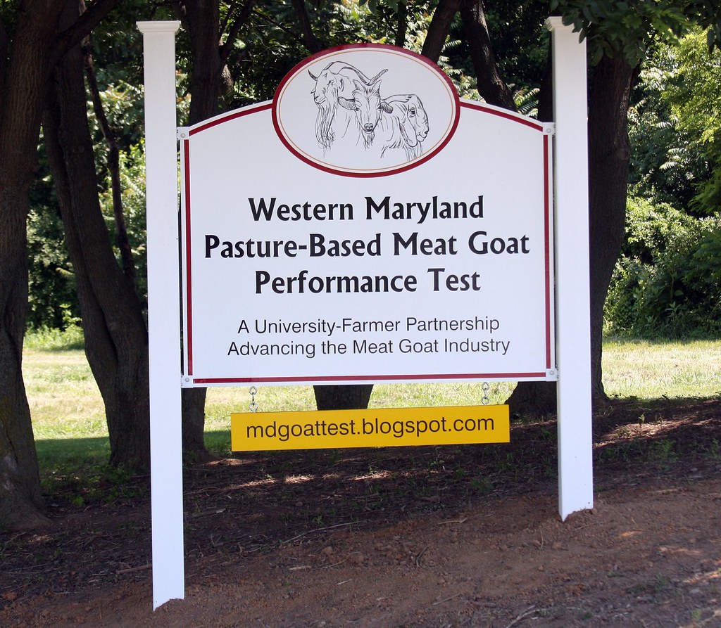 Sign at entrance to Western Maryland Research & Education Center