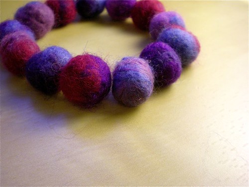 Felted Beads