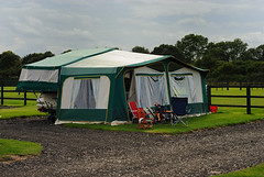 Camping at Highclere Farm in Buckinghamshire