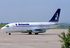 Britannia B737-204 G-BADP GRO 18/05/1992