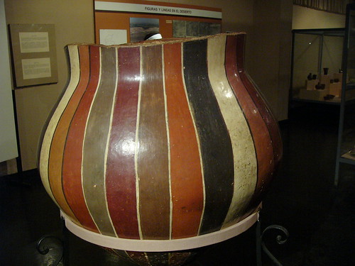 The precision of many pots suggests a wheel was used. Some of the pots are very large.