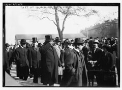 Taft at launch of NEW YORK (LOC)