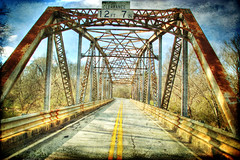 Calhoun Creek Bridge HDR with Texture