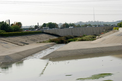 Confluence of Compton Creek and the Los Angeles River