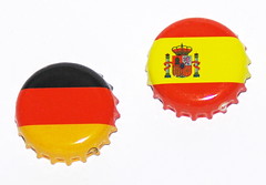Kronkorken Deutschland vs. Spanien