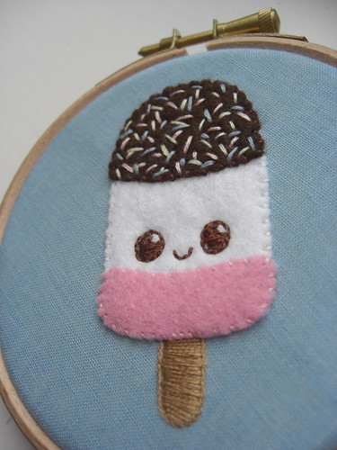 Ice Lolly embroidery
