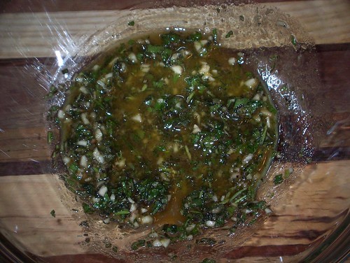 herb anchovy marinade for lamb cacciatore