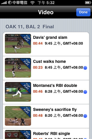 MLB's iPhone app (by YU-TA LEE)